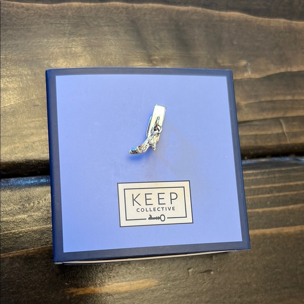 Disney KEEP Collective Silver Cinderella Slipper Charm